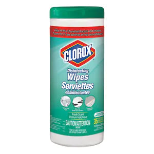 Clorox Disinfecting Wipes Lemon Fresh (35's)