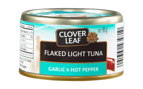 Clover Leaf Flaked Light Tuna Garlic&Hot Pepper (85g)