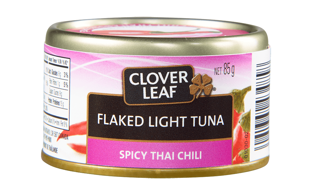 Thon émietté Clover Leaf épicé au chili thaï (85 g)