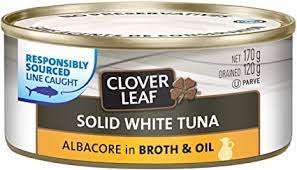 Clover Leaf Solid White Tuna Vegetable Broth&Oil (170g)