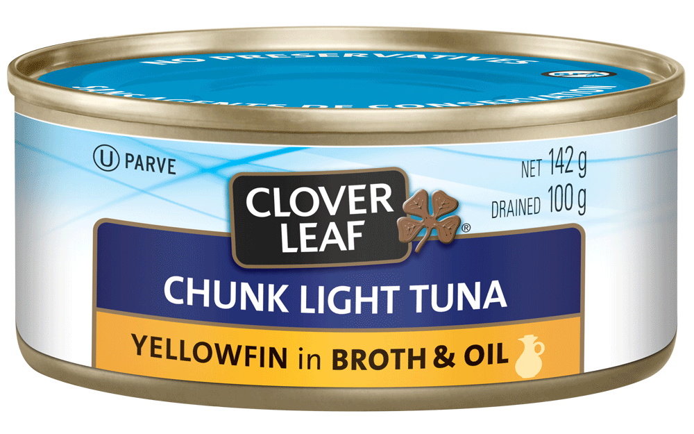 Clover Leaf YFC Light Tuna Broth & Oil (142g)