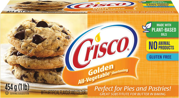 Crisco All Vegetable Shortening Golden (454g)