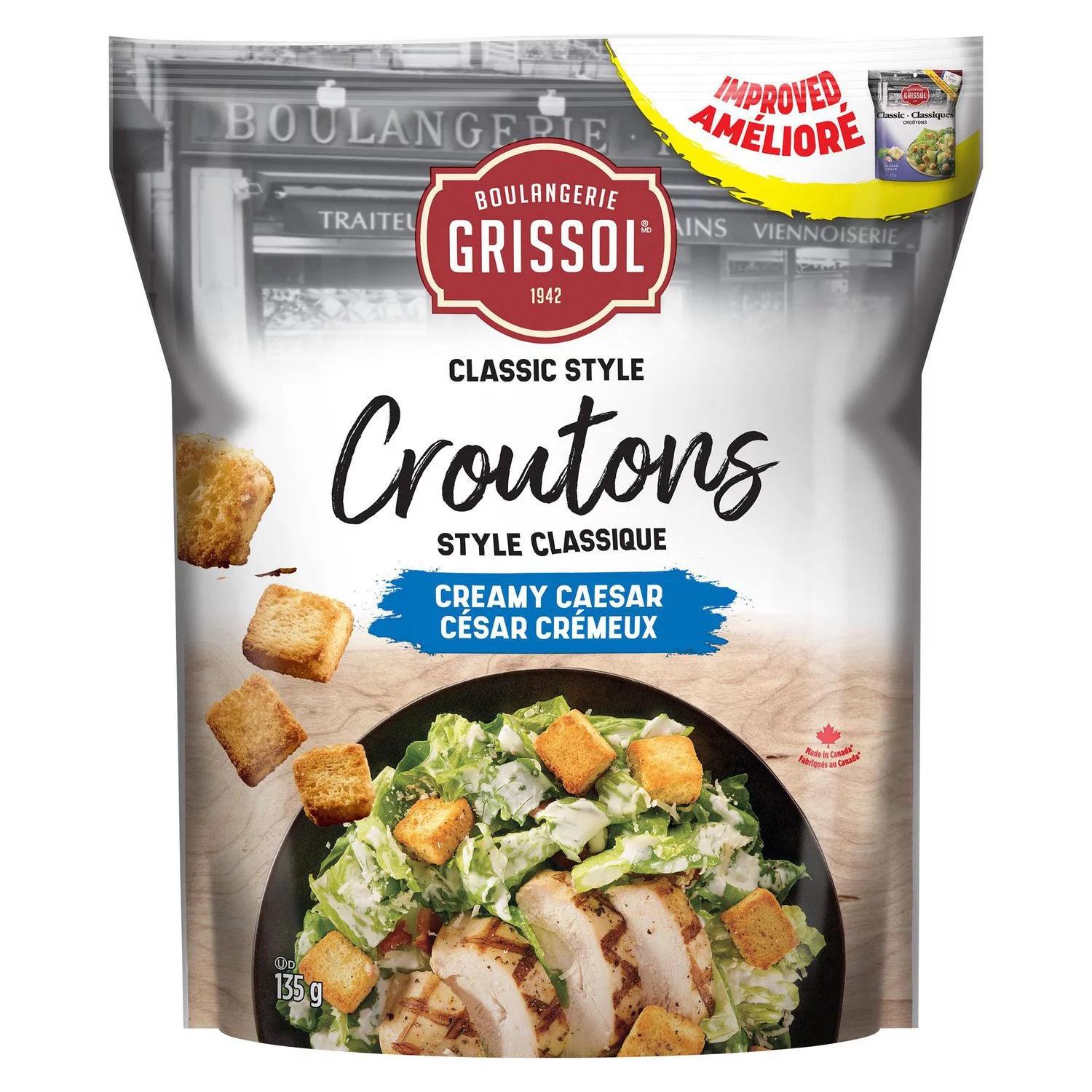 Osez les croûtons classiques César crémeux (135 g)