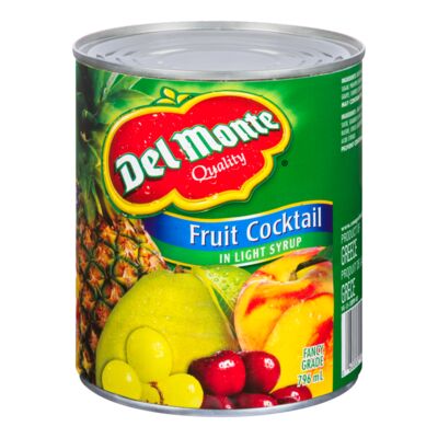 Cocktail de fruits DM au sirop léger (796 ml)