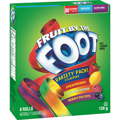 Fruit by The Foot Variety Pack  (128g)