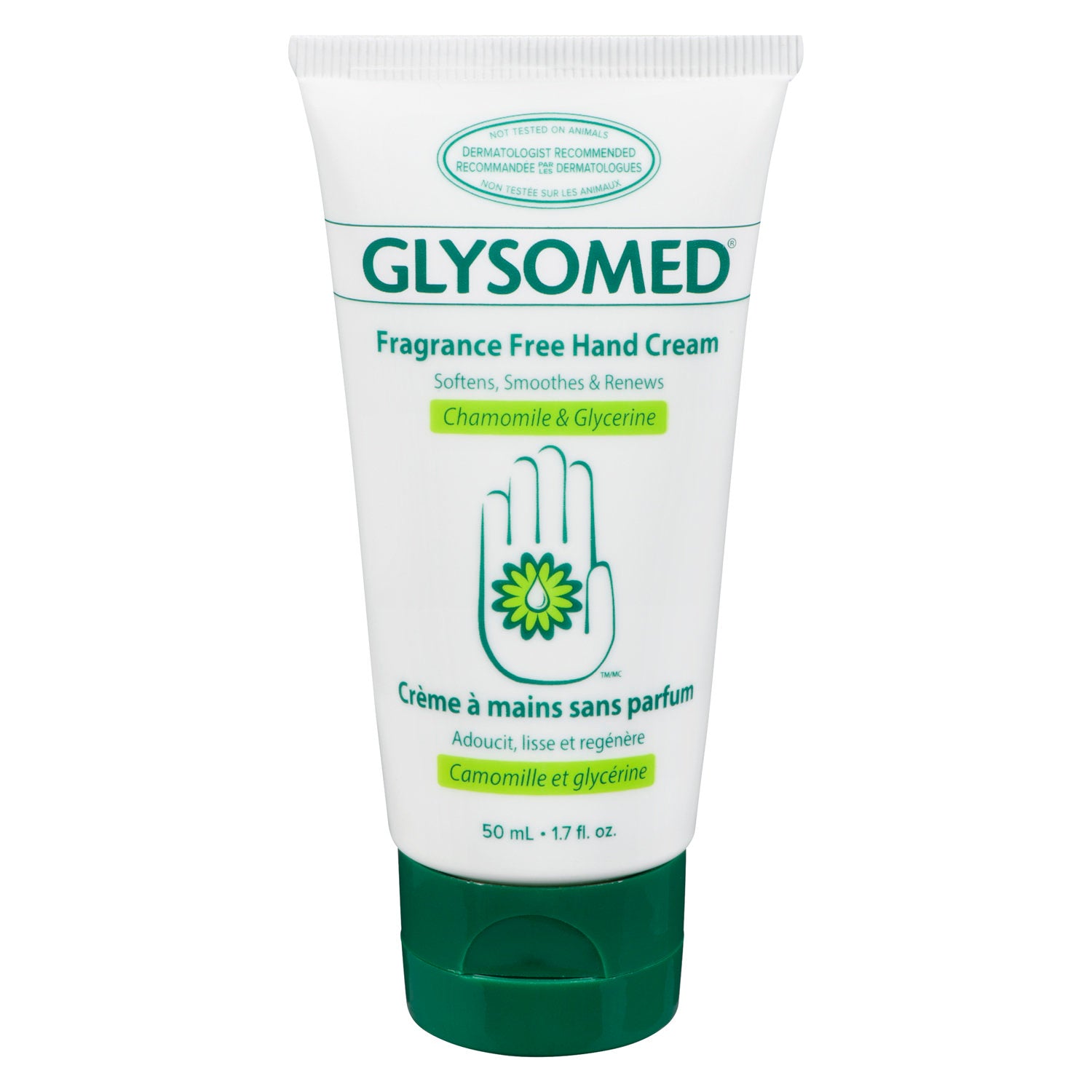 Crème pour les mains sans parfum Glysomed (50 ml)