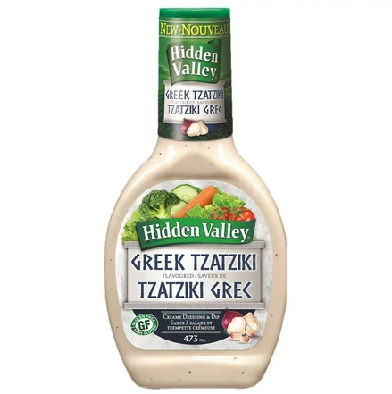 Hidden Valley Greek Tzatziki Tp & Ds (473ml)