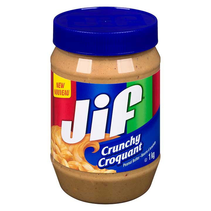 Beurre de cacahuète croquant JIF (1 kg)