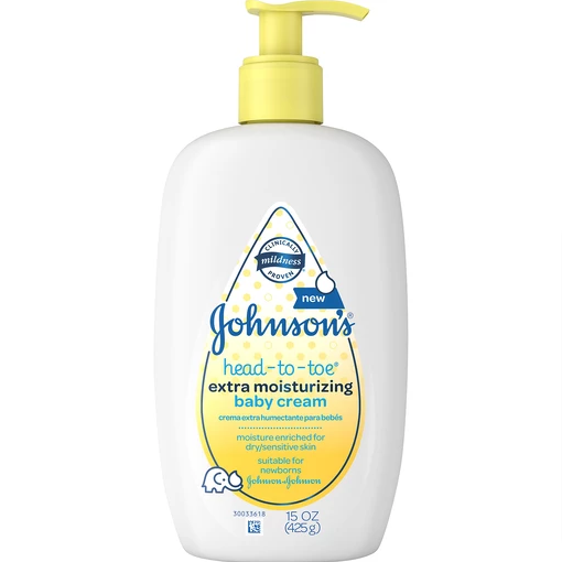 Johnson's Head to Toe Extra Moisture Cream (425g)