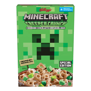 Céréales Minecraft saveur cannelle de Kellogg (227 g)
