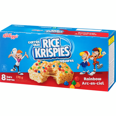 Kellogg's Rice Krispie Square Bar Rainbo(176g)