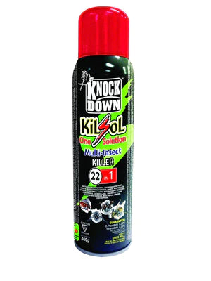 Knock Down Kilsol One Multi Insect Killer-21 + Bugs (400g)