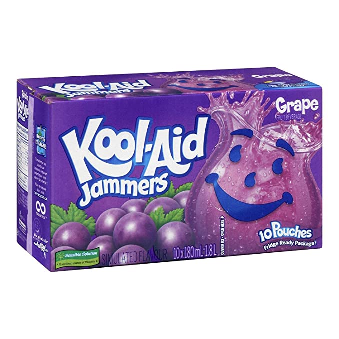 Kool-Aid Jammers Grape (10x180ml)