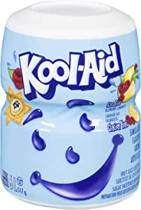 Boisson sucrée Kool-Aid de Kraft, limonade glacée à la framboise bleue (517 g)