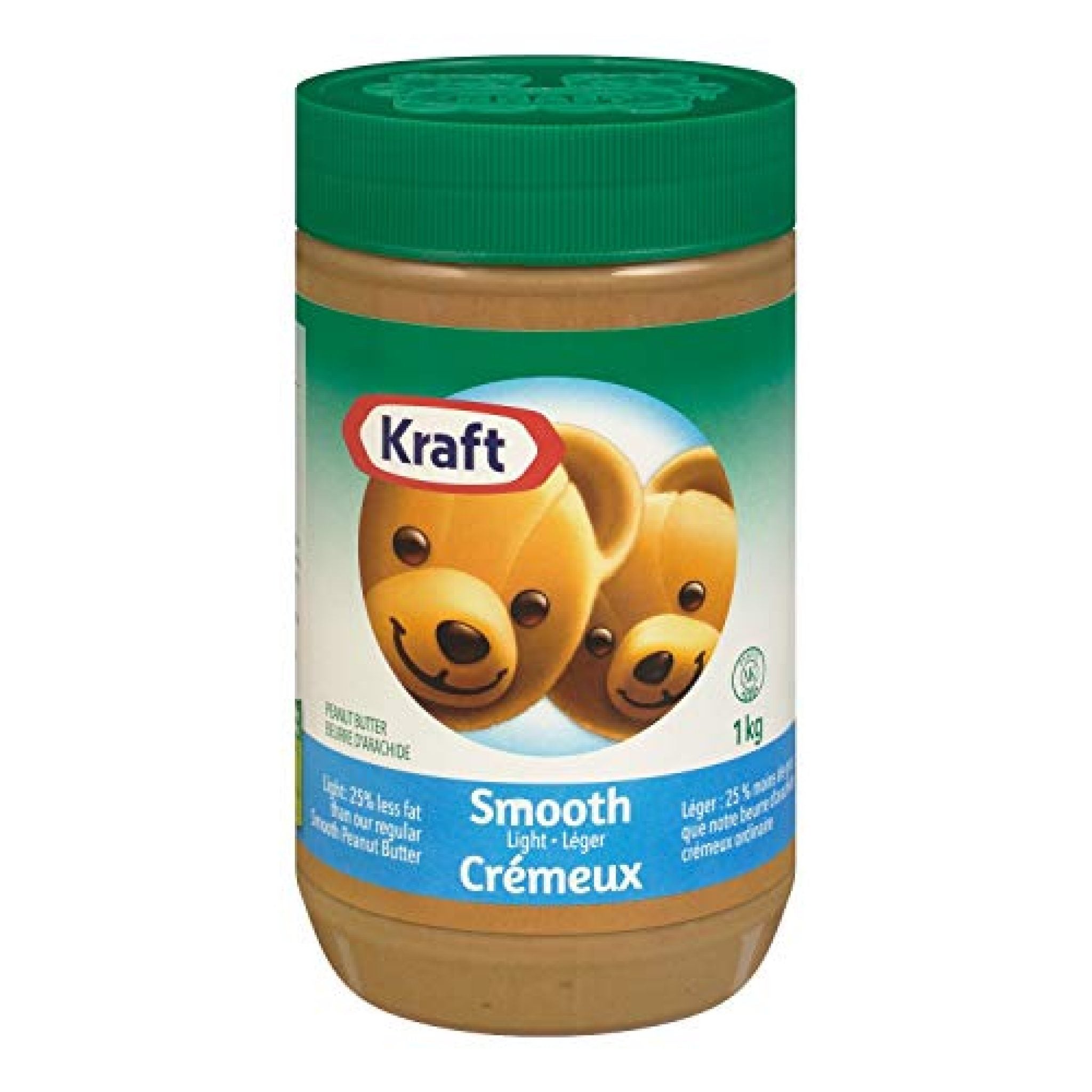 Kraft Peanut Butter Smooth Light (1kg)