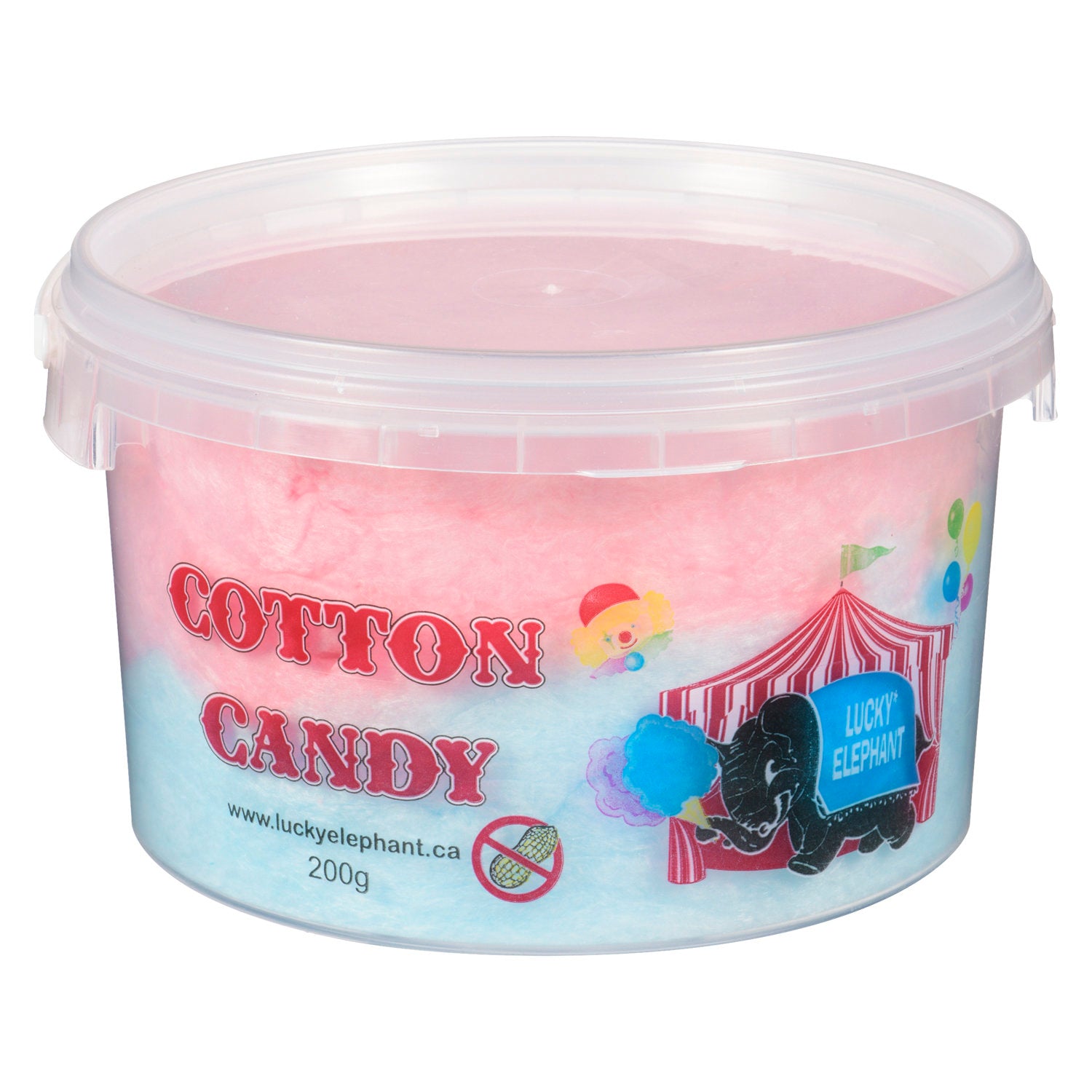 Lucky Elephant Cotton Candy Tub Large (200g)