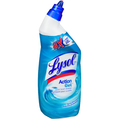 Lysol Toilet Bowl Cleaner Action Gel Spring Waterfall (710ml)