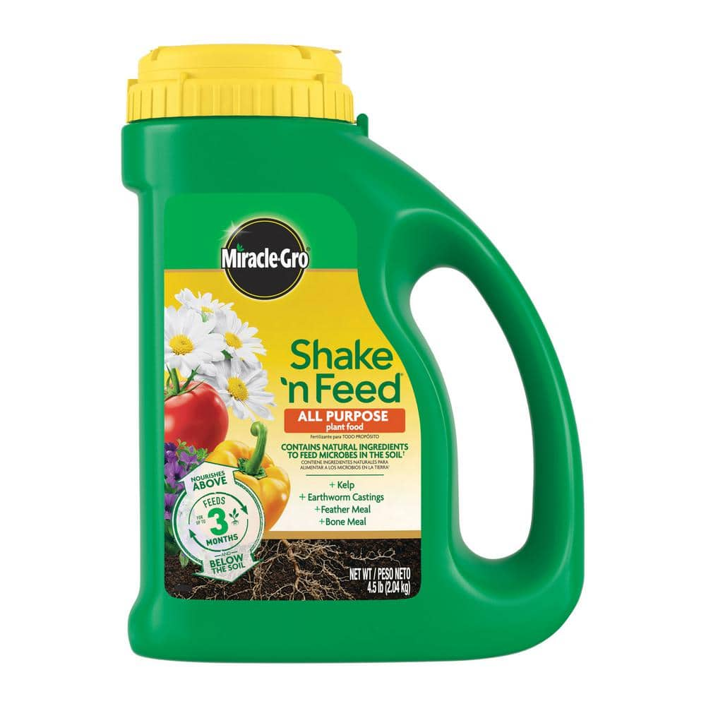 Miracle-Gro Shake N Feed Engrais pour fruits et légumes 10-5-15 (2,04 kg)