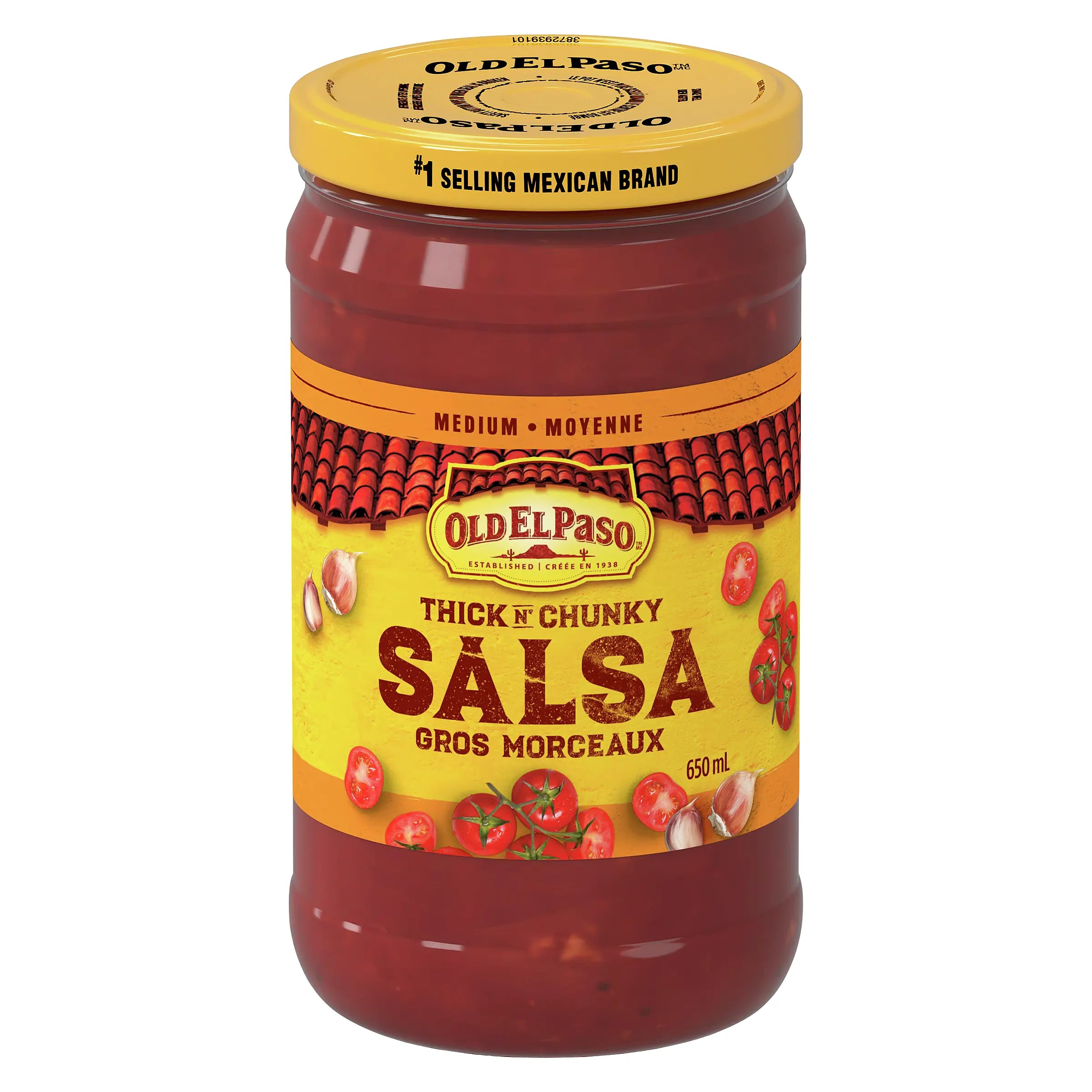 Salsa Old El Paso moyennement épaisse et épaisse (650 ml)