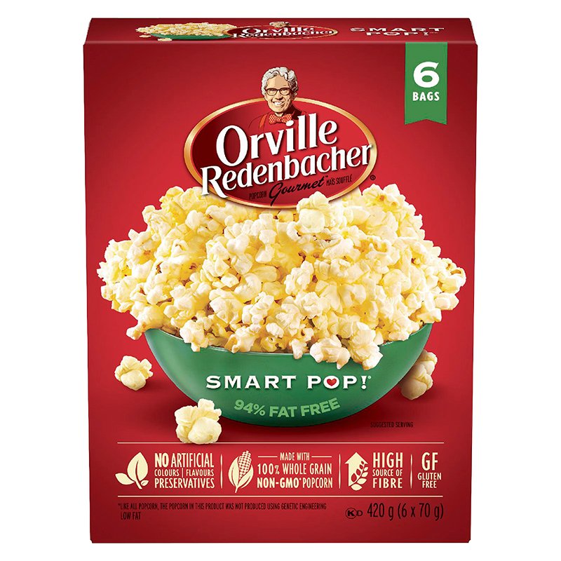 Orville Pop Up Bowl Smart Pop! (6x70g)