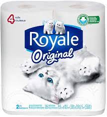 Royale Toilet Paper 4R 2Ply 121S (4Rolls)