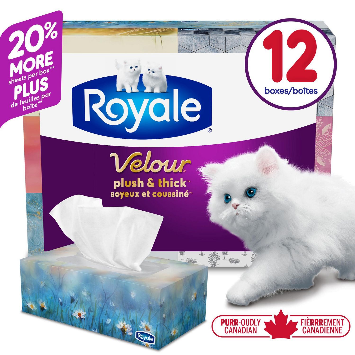 Royale Facial Tissue 12Pack 3Ply 88 Sheet (12x88s)