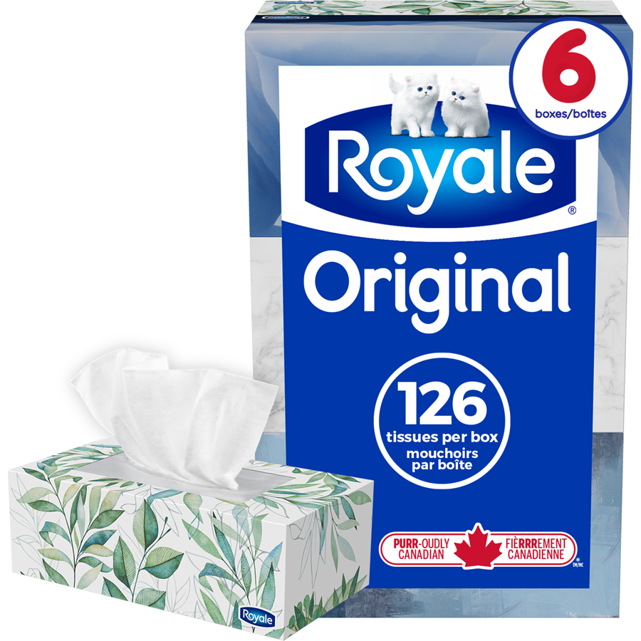 Royale Facial Tissue 6Pack 2Ply 126 Sheets (6x126s)