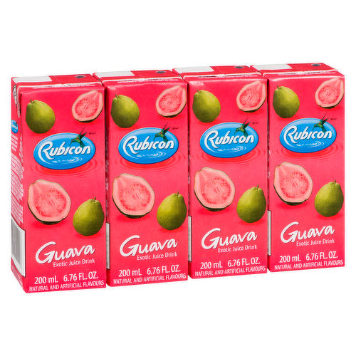 Rubicon Guava Juice Drink Tetra (4x200ml)