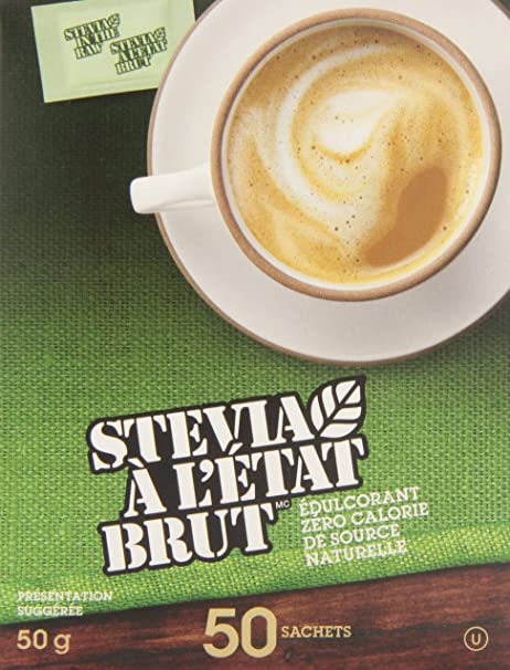 Édulcorant naturel Stevia In The Raw 50ct (50g)