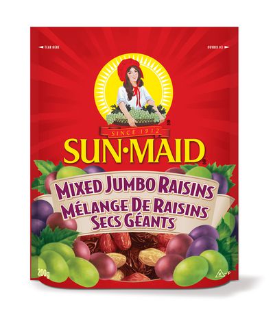 Sun-Maid Mixed Jumbo Raisins (200g)