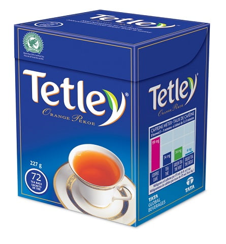 Thé Tetley Orange Pekoe 72's (227g)