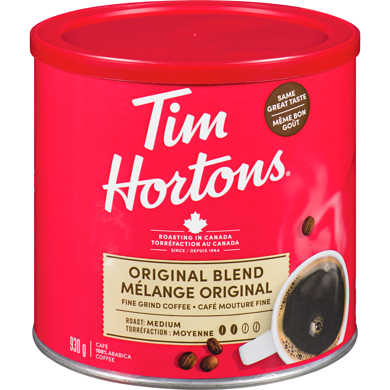 Café Tim Hortons Original Mouture Fine (930g)