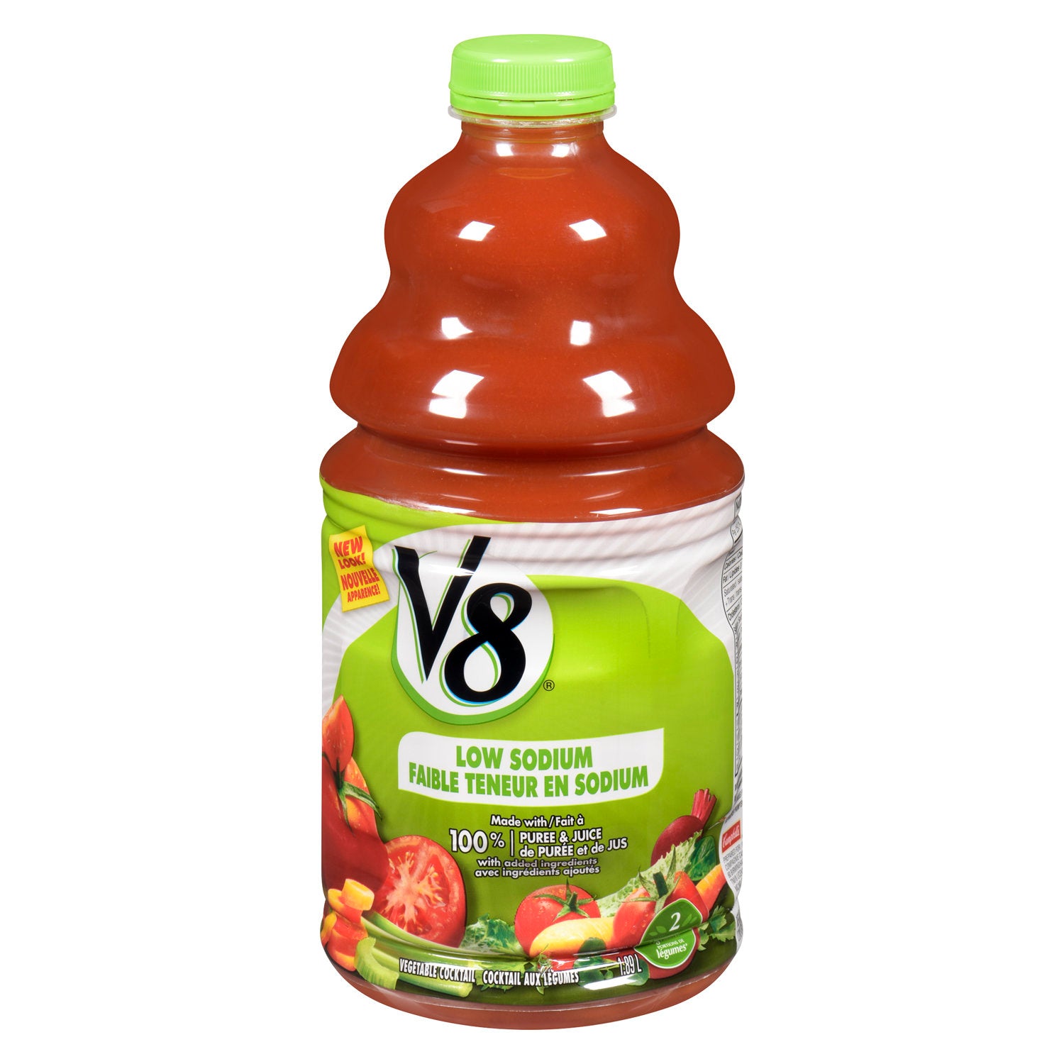 V8 果汁蔬菜鸡尾酒 低钠 (1.89L)