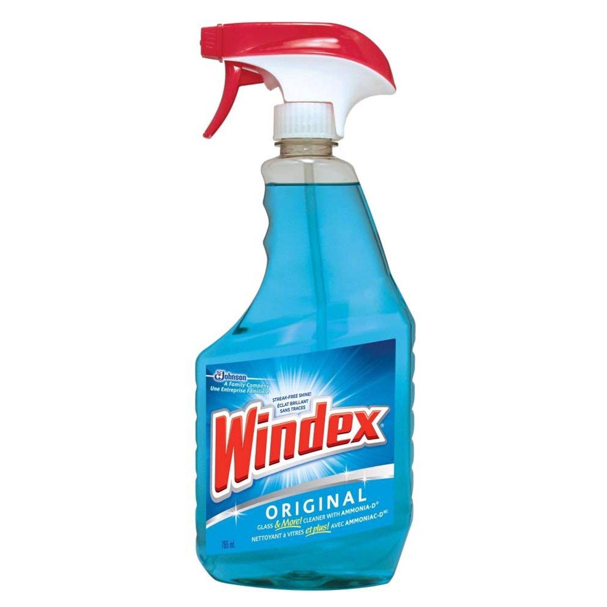 Windex Blue 原装玻璃清洁剂 (765ml)