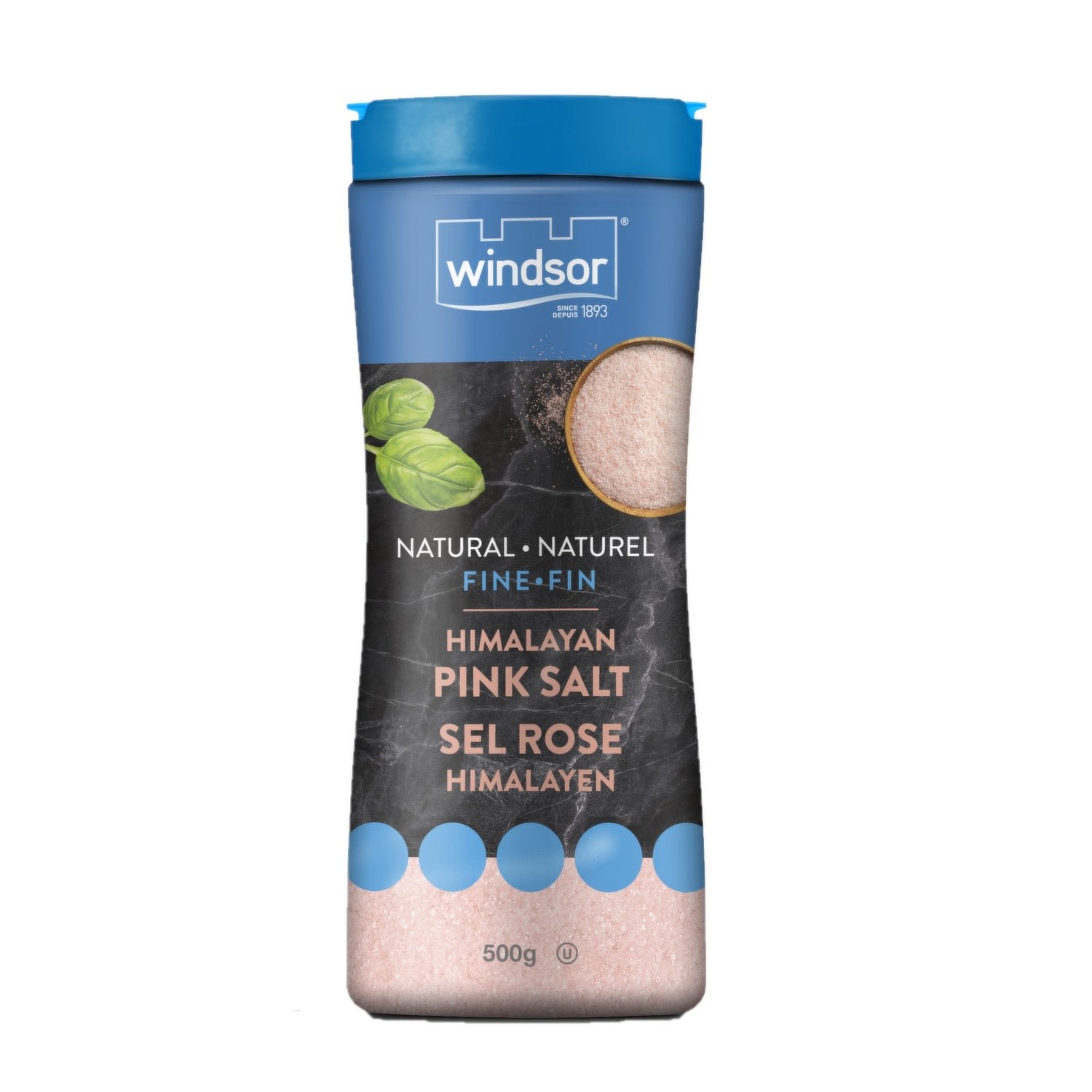 Sel rose fin de l'Himalaya de Windsor Salt (500 g)