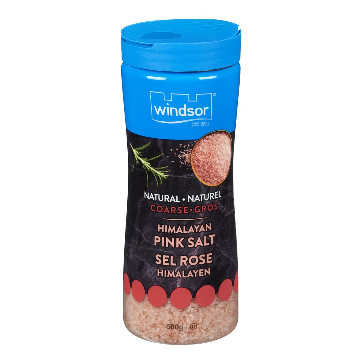 Sel rose de l'Himalaya Windsor Salt Gros sel (500 g)